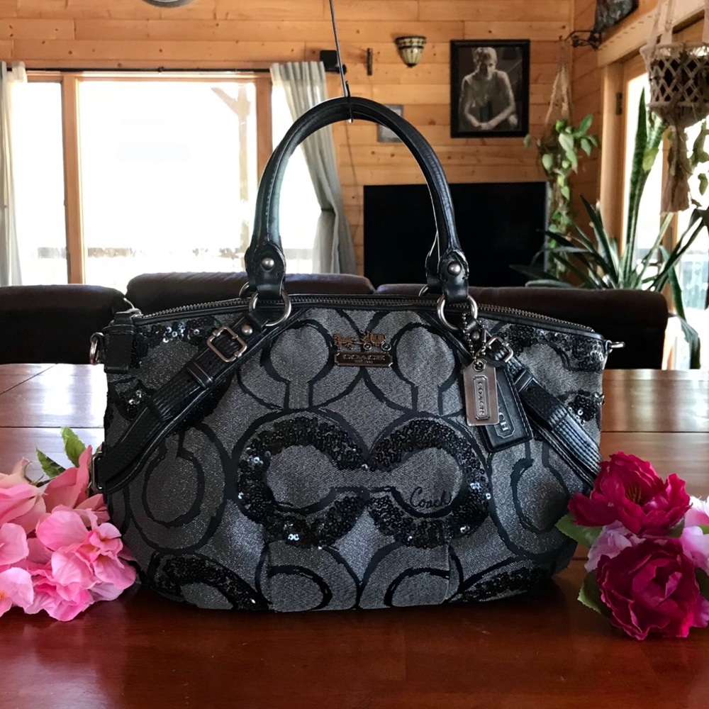COACH BAG. With SEQUINS & Shimmer. GORGEOUS!! NEW!